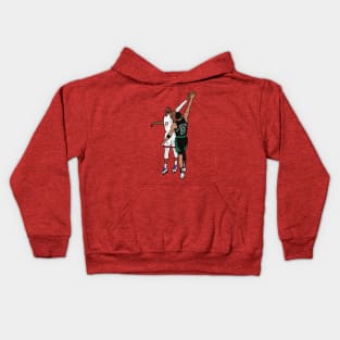 Bam Adebayo Blocks Jayson Tatum Kids Hoodie